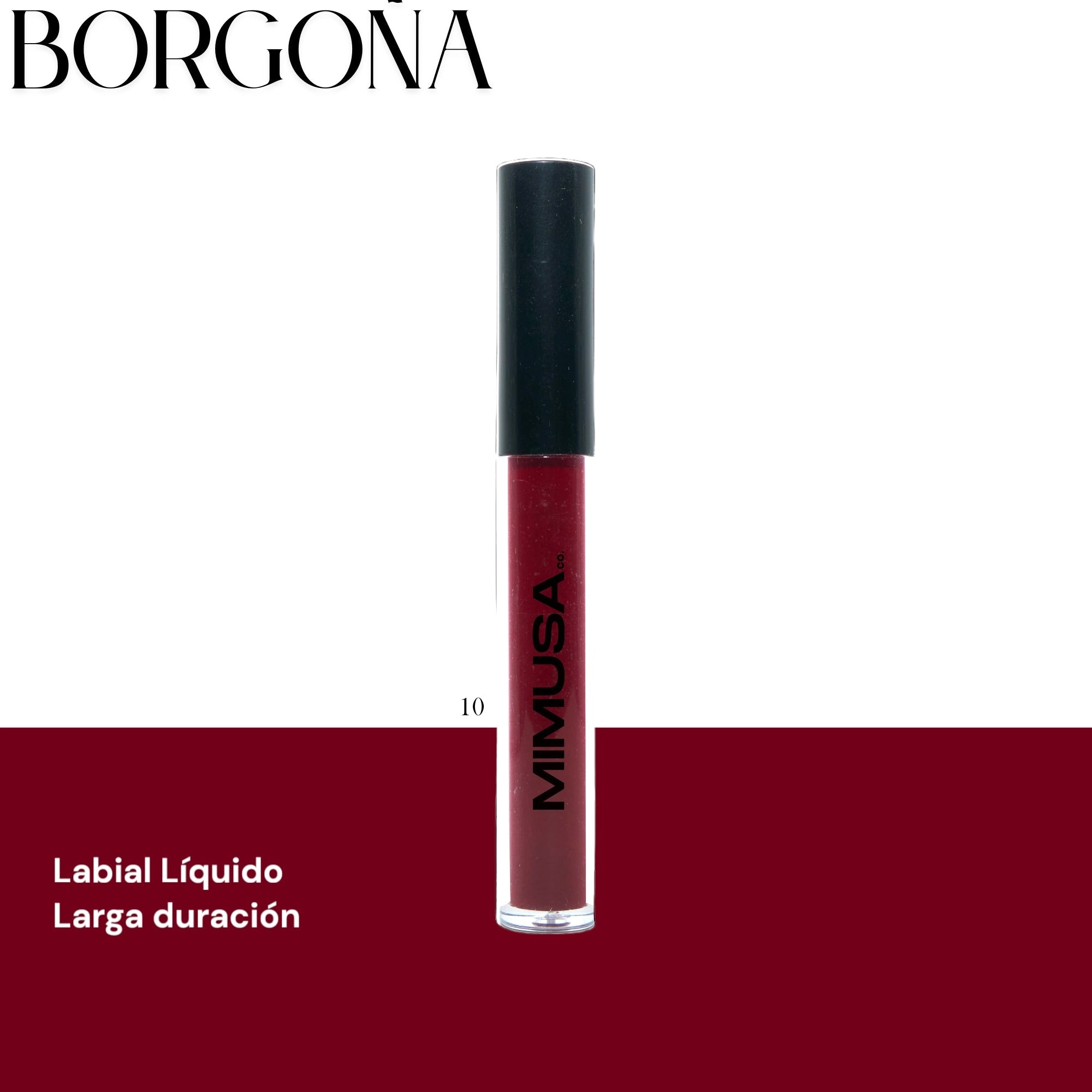 LIQUID LIPSTICK - BORGOÑA 7g (No.10) - MIMUSA Co