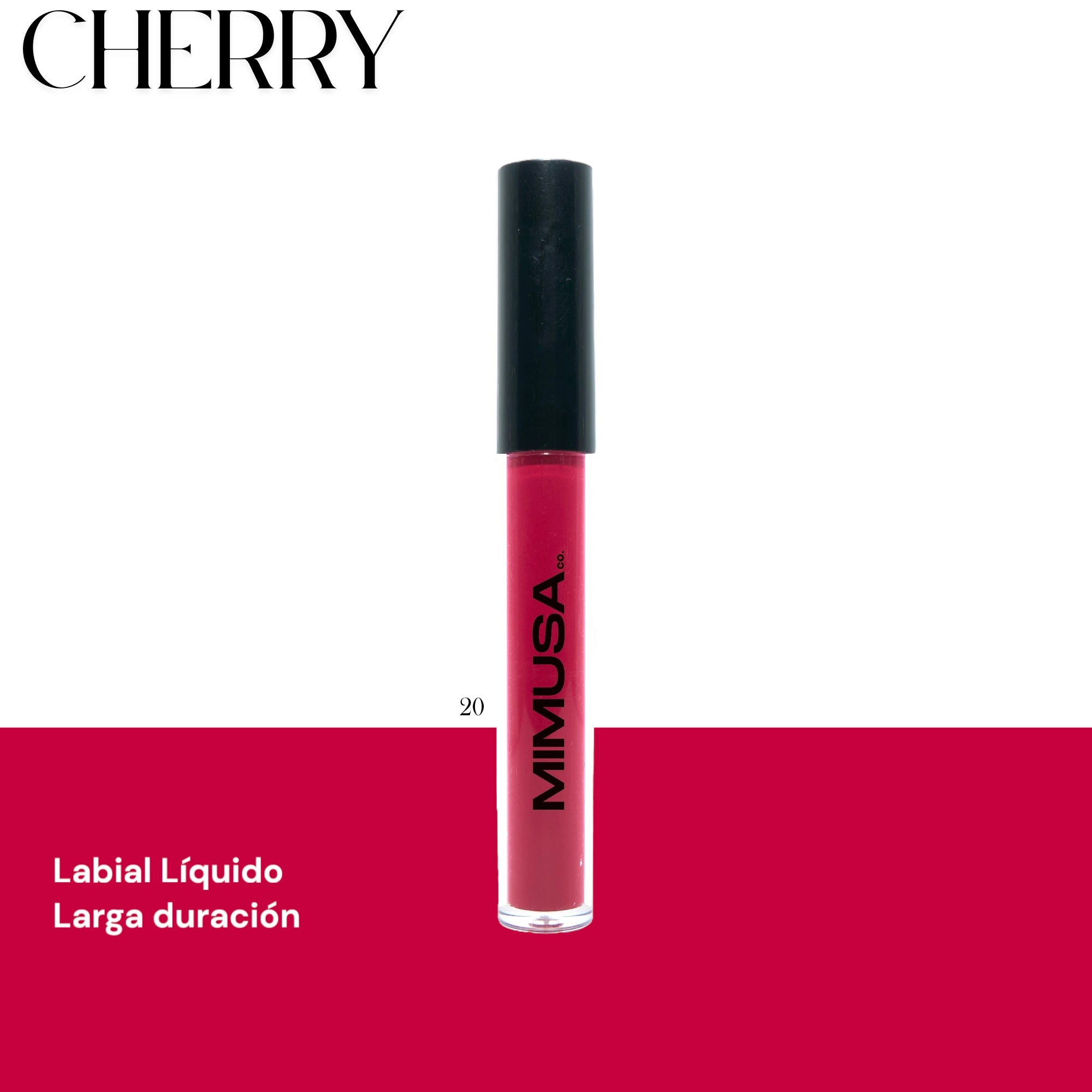 LIQUID LIPSTICK - CHERRY 7g (No.20) - MIMUSA Co